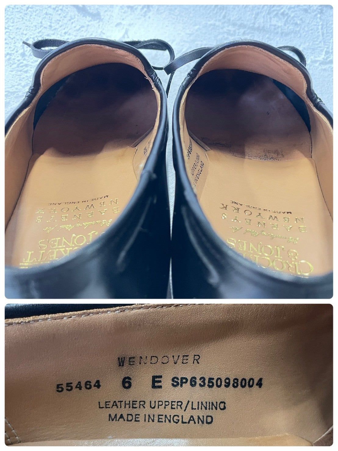 Crockett&Jones WENDOVER｜ローファー ブラック UK6 E / 24.5cm相当 BARNEYS NEW YORK別注
