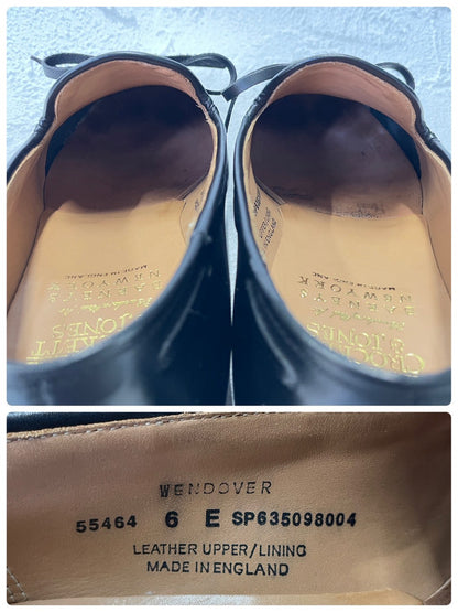 Crockett&Jones WENDOVER｜ローファー ブラック UK6 E / 24.5cm相当 BARNEYS NEW YORK別注