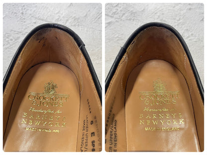 Crockett&Jones WENDOVER｜ローファー ブラック UK6 E / 24.5cm相当 BARNEYS NEW YORK別注