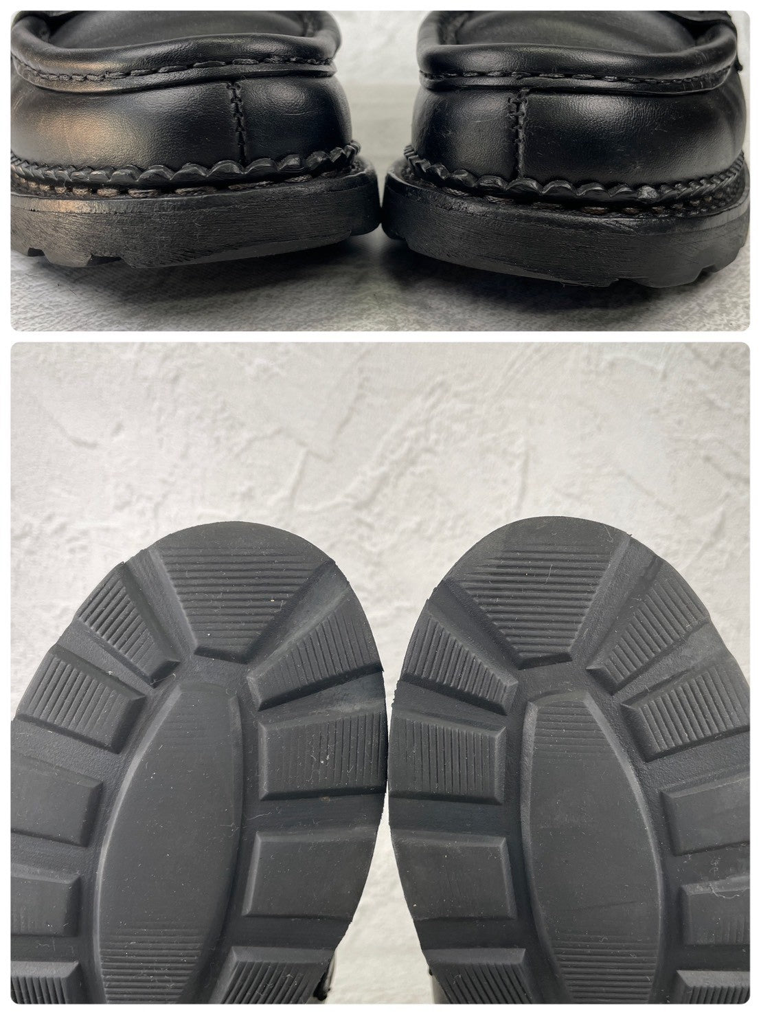 Paraboot REIMS｜コインローファー ブラック UK7.5 / 26cm リスレザー