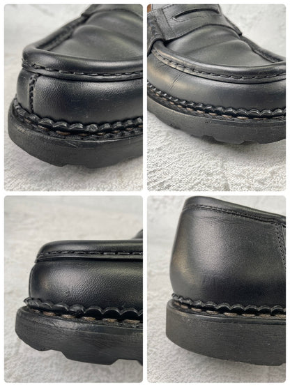 Paraboot REIMS｜コインローファー ブラック UK7.5 / 26cm リスレザー