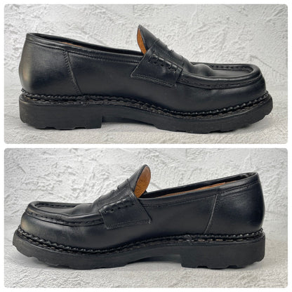 Paraboot REIMS｜コインローファー ブラック UK7.5 / 26cm リスレザー
