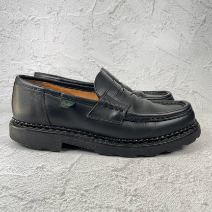 Paraboot REIMS｜コインローファー ブラック UK7.5 / 26cm リスレザー