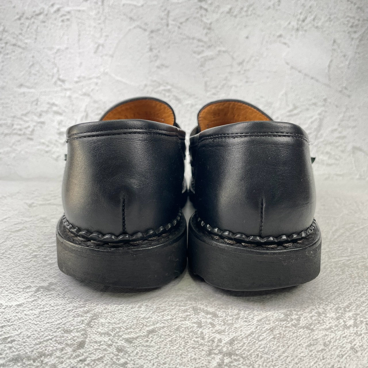 Paraboot REIMS｜コインローファー ブラック UK7.5 / 26cm リスレザー