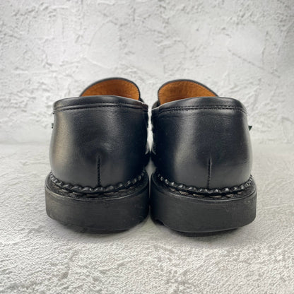Paraboot REIMS｜コインローファー ブラック UK7.5 / 26cm リスレザー