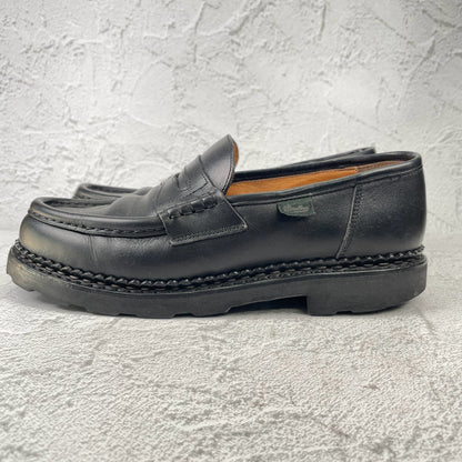 Paraboot REIMS｜コインローファー ブラック UK7.5 / 26cm リスレザー
