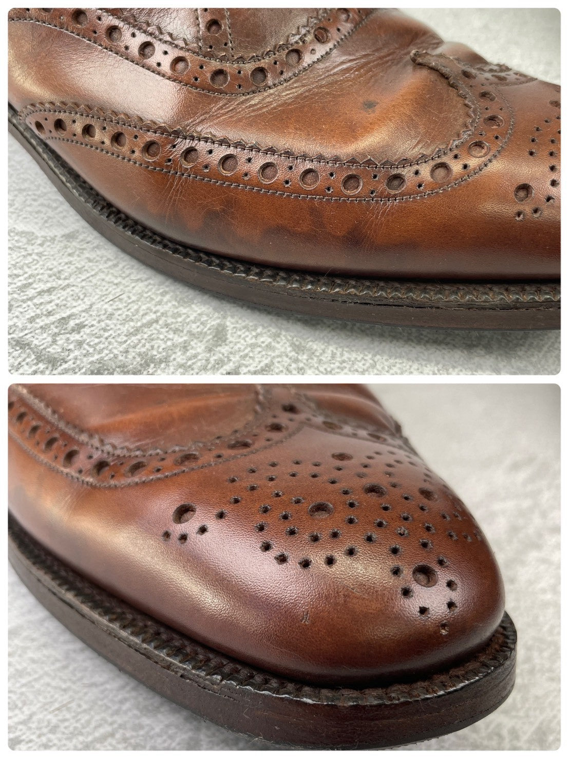 Church’s CHETWYND｜フルブローグ ブラウン UK7.5 F / 26cm 73ラスト 3都市