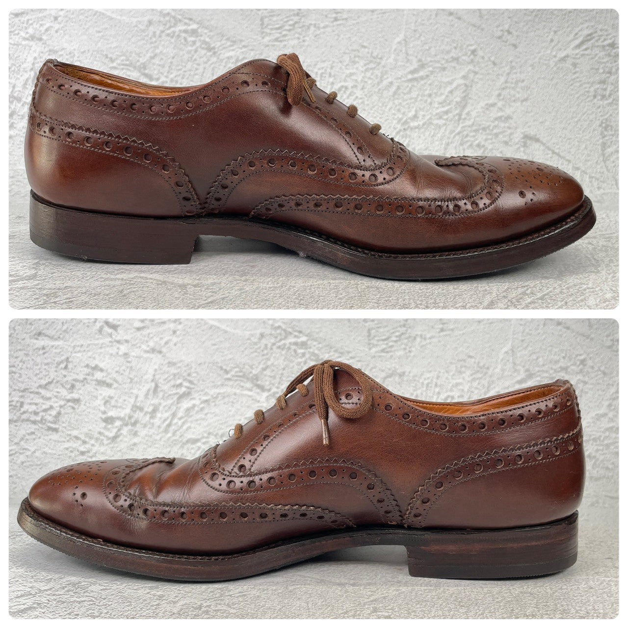Church’s CHETWYND｜フルブローグ ブラウン UK7.5 F / 26cm 73ラスト 3都市