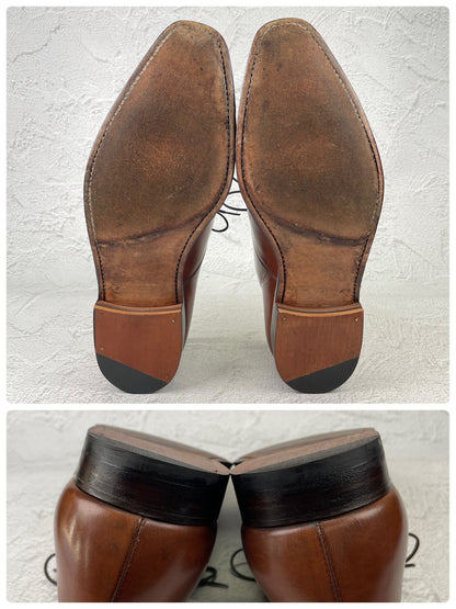 Crockett&Jones HALLAM｜ストレートチップ ブラウン UK7 / 25.5cm SHIPS別注