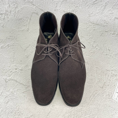 Crockett&Jones クロケットアンドジョーンズ｜CHUKKA チャッカ｜スエード チャッカブーツ ダークブラウン UK6D / 24.5cm 200ラスト W3630