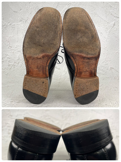 SANDERS サンダース｜1052B FEMALE PLAIN TOE SHOE フィメールプレーントゥシューズ｜オフィサーシューズ プレーントゥ ブラック UK5 / 24.5cm レディース 英国製 W3621