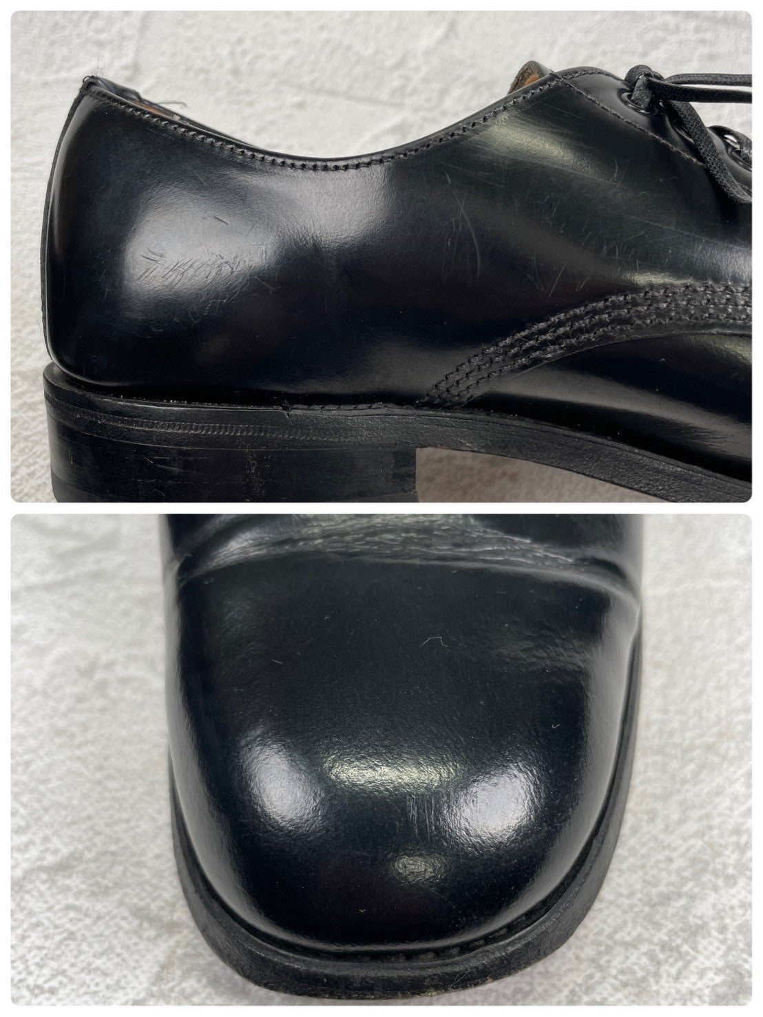 SANDERS サンダース｜1052B FEMALE PLAIN TOE SHOE フィメールプレーントゥシューズ｜オフィサーシューズ プレーントゥ ブラック UK5 / 24.5cm レディース 英国製 W3621