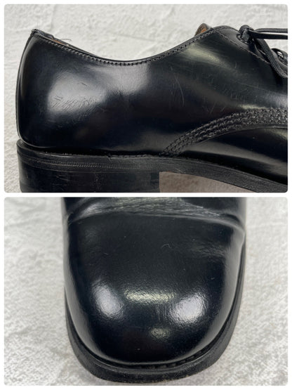 SANDERS サンダース｜1052B FEMALE PLAIN TOE SHOE フィメールプレーントゥシューズ｜オフィサーシューズ プレーントゥ ブラック UK5 / 24.5cm レディース 英国製 W3621