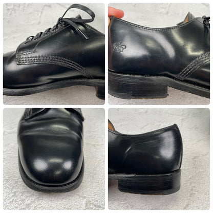 SANDERS サンダース｜1052B FEMALE PLAIN TOE SHOE フィメールプレーントゥシューズ｜オフィサーシューズ プレーントゥ ブラック UK5 / 24.5cm レディース 英国製 W3621