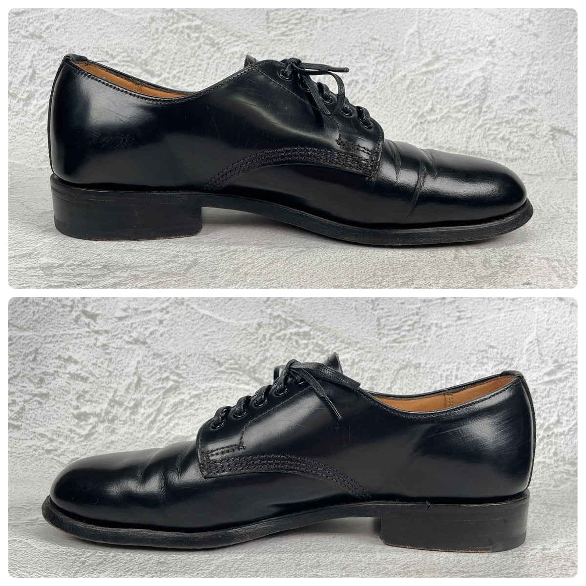 SANDERS サンダース｜1052B FEMALE PLAIN TOE SHOE フィメールプレーントゥシューズ｜オフィサーシューズ プレーントゥ ブラック UK5 / 24.5cm レディース 英国製 W3621
