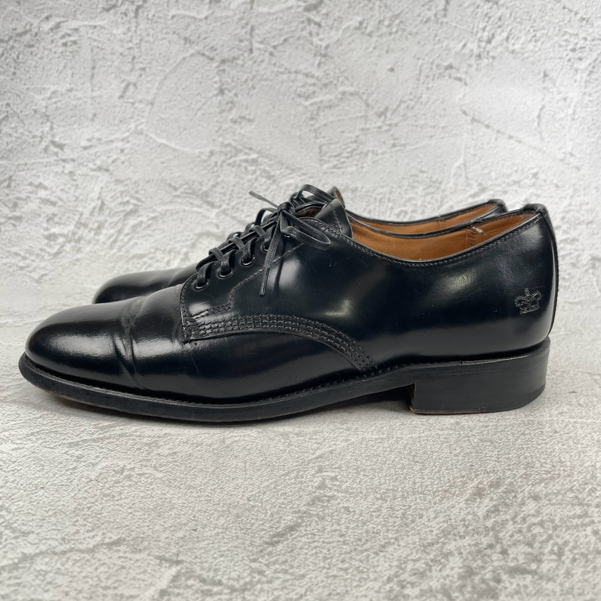 SANDERS サンダース｜1052B FEMALE PLAIN TOE SHOE フィメールプレーントゥシューズ｜オフィサーシューズ プレーントゥ ブラック UK5 / 24.5cm レディース 英国製 W3621