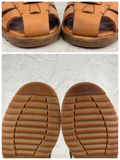 Paraboot パラブーツ｜PACIFIC パシフィック｜グルカサンダル レザー ブラウン EU42 / 26.5〜27cm SPORT SOLE W3629