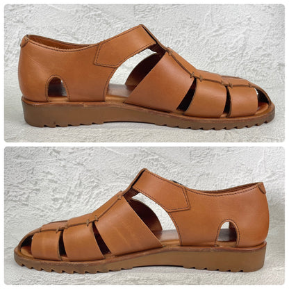 Paraboot パラブーツ｜PACIFIC パシフィック｜グルカサンダル レザー ブラウン EU42 / 26.5〜27cm SPORT SOLE W3629