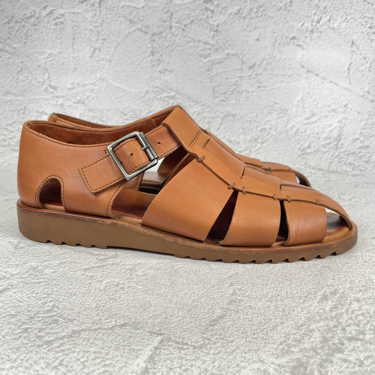 Paraboot パラブーツ｜PACIFIC パシフィック｜グルカサンダル レザー ブラウン EU42 / 26.5〜27cm SPORT SOLE W3629
