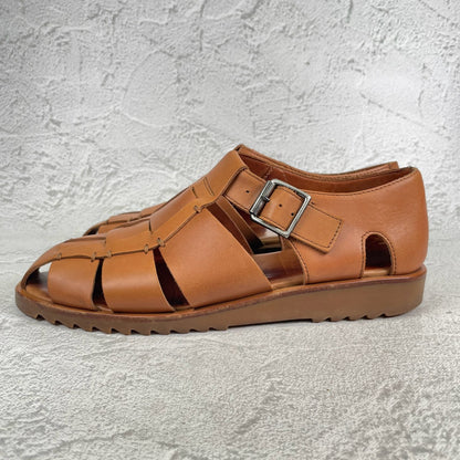 Paraboot パラブーツ｜PACIFIC パシフィック｜グルカサンダル レザー ブラウン EU42 / 26.5〜27cm SPORT SOLE W3629