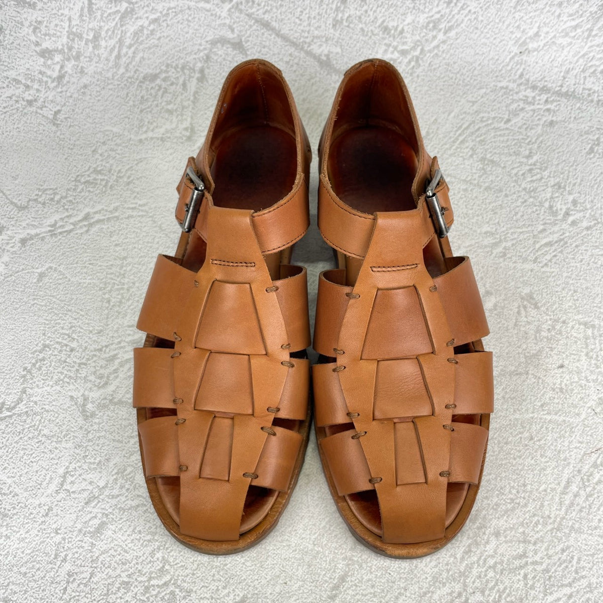 Paraboot パラブーツ｜PACIFIC パシフィック｜グルカサンダル レザー ブラウン EU42 / 26.5〜27cm SPORT SOLE W3629
