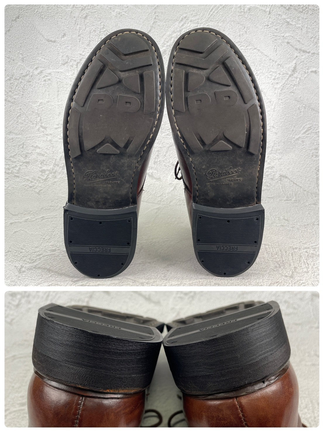 Paraboot パラブーツ｜CHAMBORD シャンボード｜Uチップ ノルヴェイジャン マロン UK7 / 25.5cm 90年代 デカタグ W3628