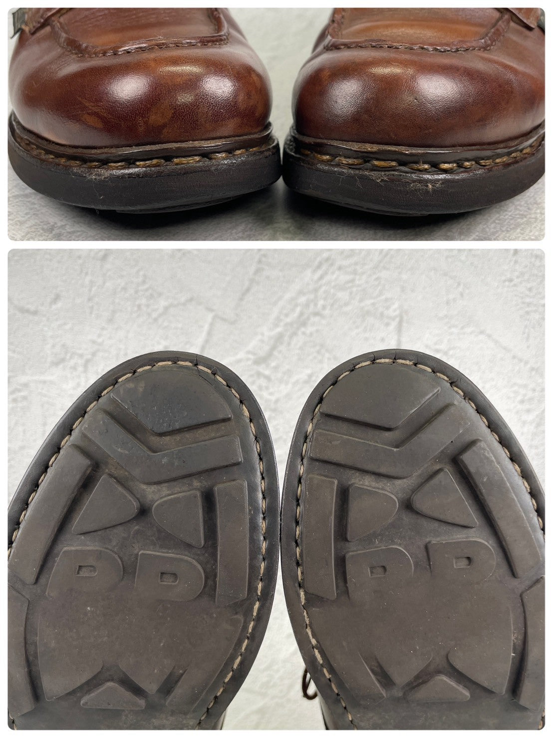 Paraboot パラブーツ｜CHAMBORD シャンボード｜Uチップ ノルヴェイジャン マロン UK7 / 25.5cm 90年代 デカタグ W3628