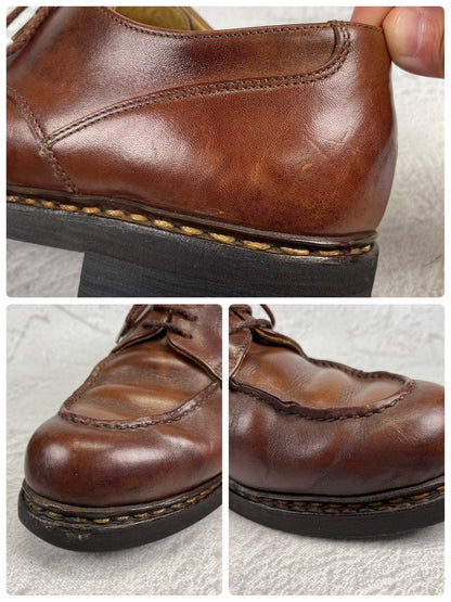 Paraboot パラブーツ｜CHAMBORD シャンボード｜Uチップ ノルヴェイジャン マロン UK7 / 25.5cm 90年代 デカタグ W3628