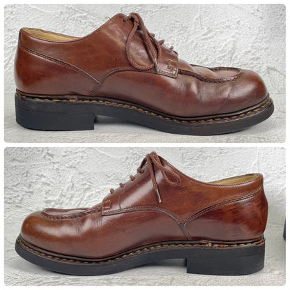 Paraboot パラブーツ｜CHAMBORD シャンボード｜Uチップ ノルヴェイジャン マロン UK7 / 25.5cm 90年代 デカタグ W3628