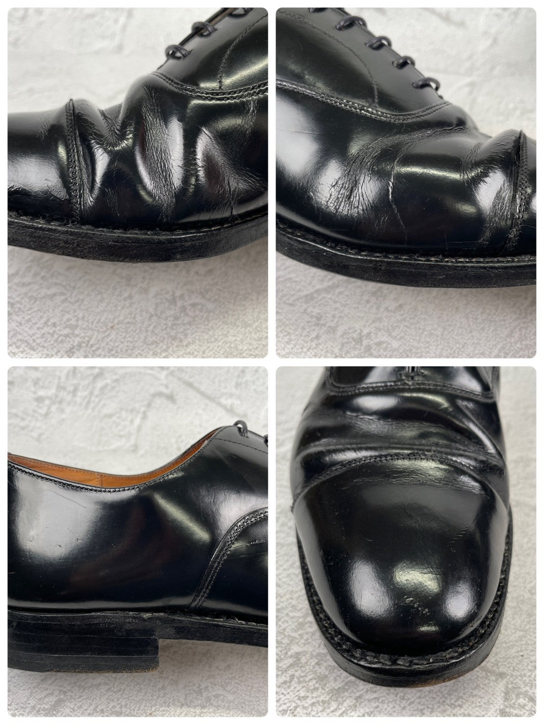 Church's チャーチ｜BALMORAL バルモラル｜ストレートチップ 内羽根 ブラック UK7.5 / 26cm 73ラスト 4都市 W3627