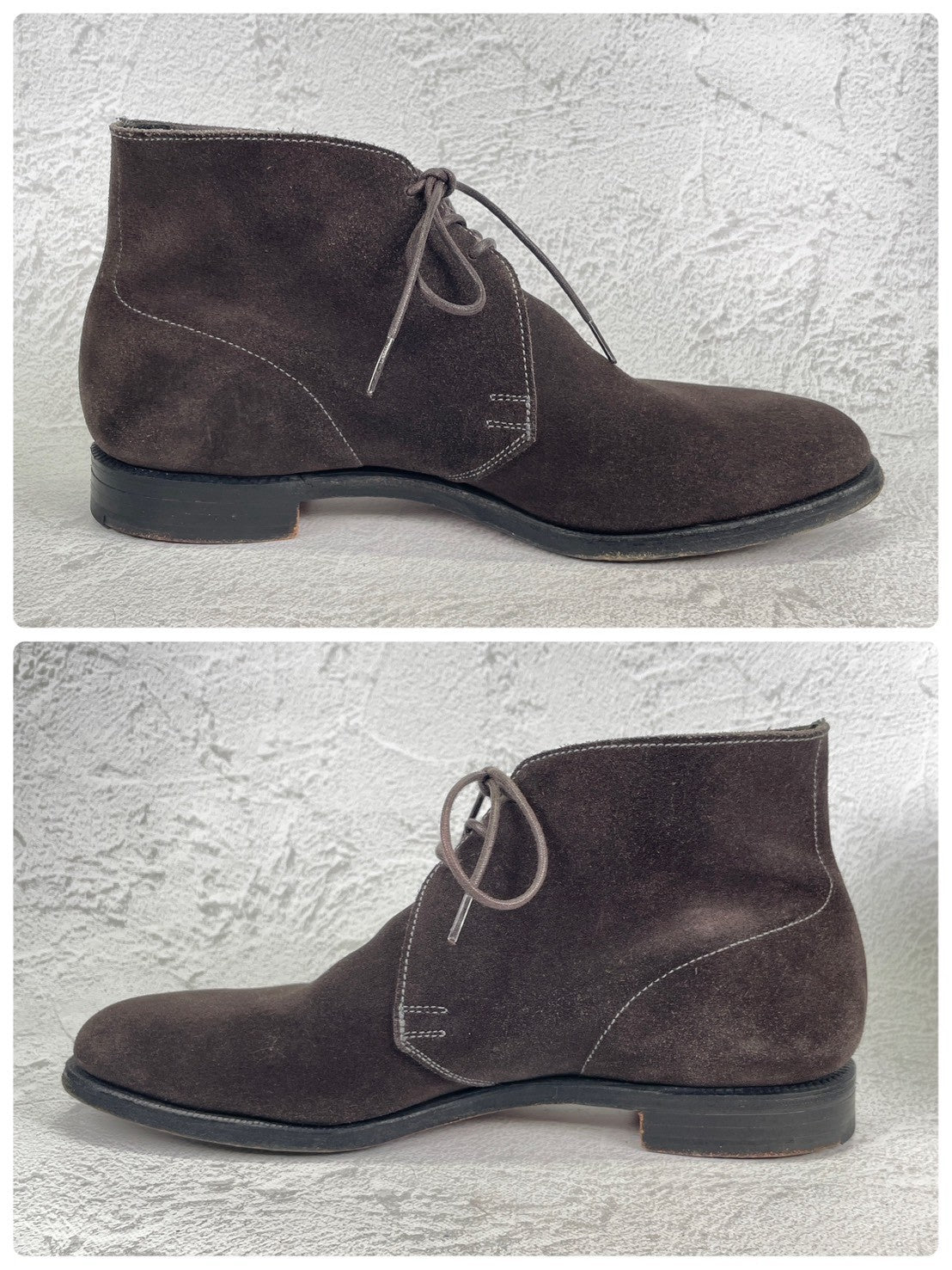 Crockett&Jones クロケットアンドジョーンズ｜CHUKKA チャッカ｜スエード チャッカブーツ ダークブラウン UK6D / 24.5cm 200ラスト W3630