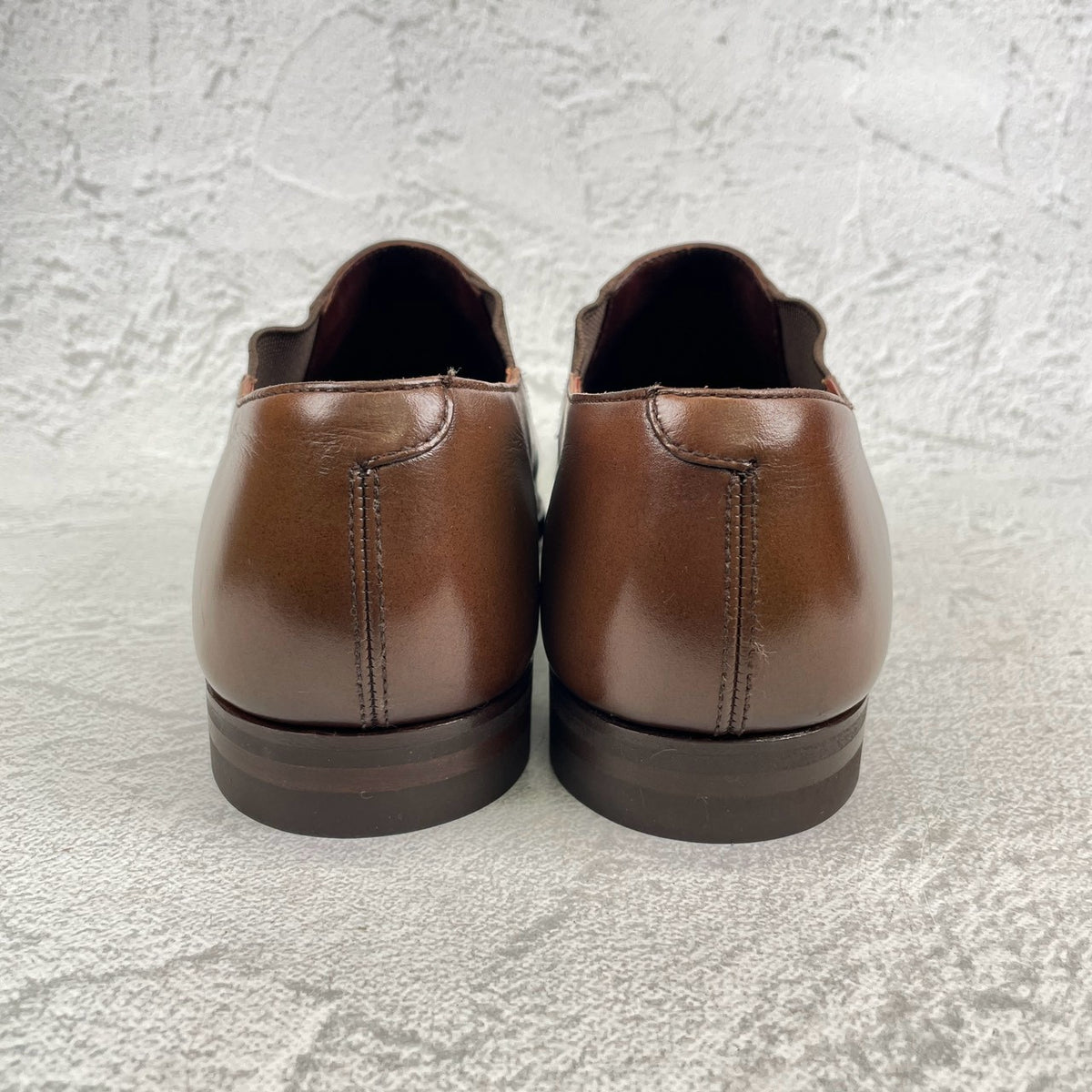 Crockett&Jones クロケットアンドジョーンズ｜サイドエラスティック ウイング｜ブラウン UK7.5D / 26cm シティソール W3625