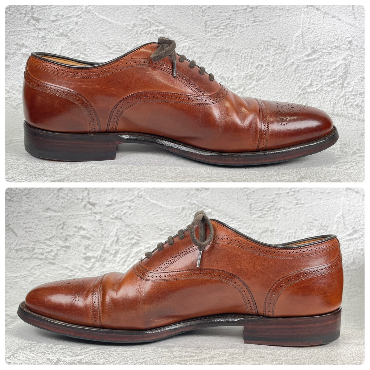 Church's チャーチ｜LAVERSOCK ラヴァーソック｜セミブローグ 内羽根 ブラウン UK6.5 / 25cm W3623