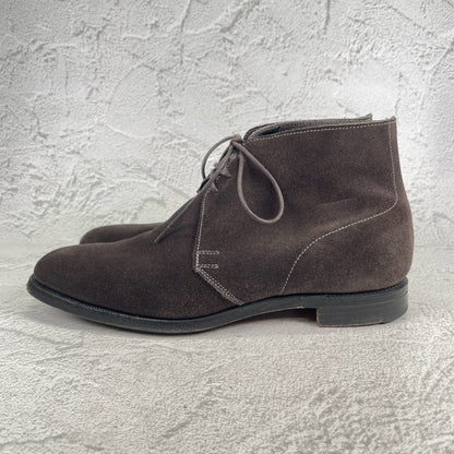 Crockett&Jones クロケットアンドジョーンズ｜CHUKKA チャッカ｜スエード チャッカブーツ ダークブラウン UK6D / 24.5cm 200ラスト W3630