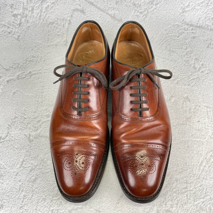 Church's チャーチ｜LAVERSOCK ラヴァーソック｜セミブローグ 内羽根 ブラウン UK6.5 / 25cm W3623