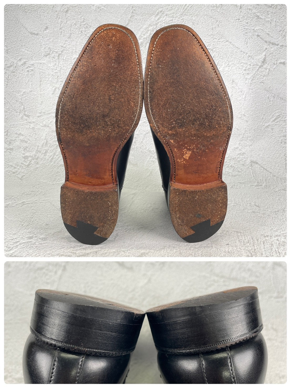 Crockett&Jones クロケットアンドジョーンズ｜Paul Smith ポールスミス別注｜チェルシーブーツ サイドゴア ブラック UK6.5E / 25cm レザーソール W3633