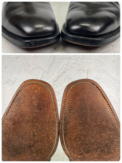 Crockett&Jones クロケットアンドジョーンズ｜Paul Smith ポールスミス別注｜チェルシーブーツ サイドゴア ブラック UK6.5E / 25cm レザーソール W3633