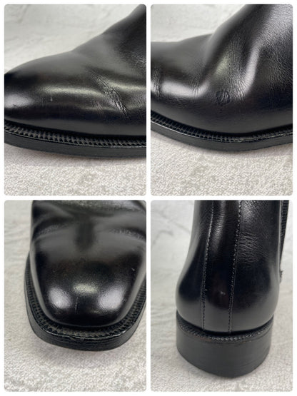 Crockett&Jones クロケットアンドジョーンズ｜Paul Smith ポールスミス別注｜チェルシーブーツ サイドゴア ブラック UK6.5E / 25cm レザーソール W3633