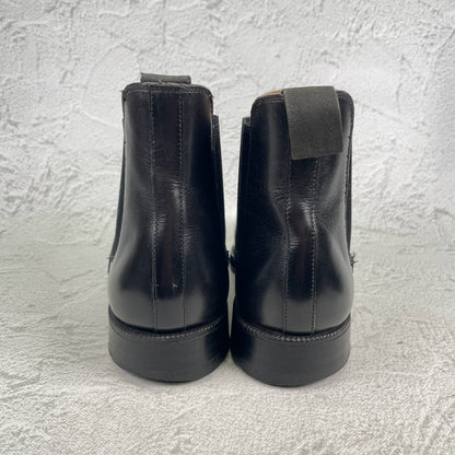 Crockett&Jones クロケットアンドジョーンズ｜Paul Smith ポールスミス別注｜チェルシーブーツ サイドゴア ブラック UK6.5E / 25cm レザーソール W3633