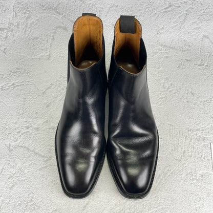 Crockett&Jones クロケットアンドジョーンズ｜Paul Smith ポールスミス別注｜チェルシーブーツ サイドゴア ブラック UK6.5E / 25cm レザーソール W3633
