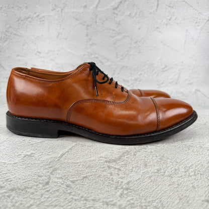 Allen Edmonds アレンエドモンズ｜PARK AVENUE パークアベニュー｜ストレートチップ 内羽根 ライトブラウン US6.5E / 24.5cm相当 レザーソール USA製 W3640
