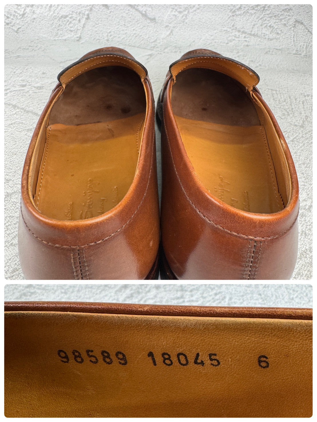 Jalan Sriwijaya ジャランスリワヤ｜98589｜コインローファー ペニーローファー ブラウン UK6 / 24.5cm レザーソール フレンチトラッド W3638