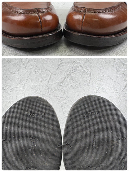 Jalan Sriwijaya ジャランスリワヤ｜98589｜コインローファー ペニーローファー ブラウン UK6 / 24.5cm レザーソール フレンチトラッド W3638