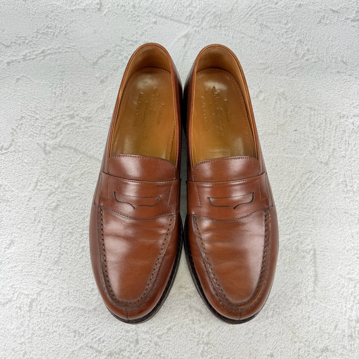 Jalan Sriwijaya ジャランスリワヤ｜98589｜コインローファー ペニーローファー ブラウン UK6 / 24.5cm レザーソール フレンチトラッド W3638
