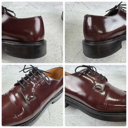 Church's チャーチ｜SHANNON シャノン｜バーガンディ UK8 / 26.5cm 103ラスト ダイナイトソール プレーントゥ 美品 W3648