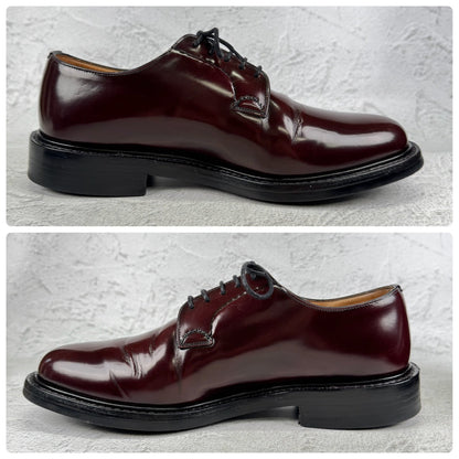 Church's チャーチ｜SHANNON シャノン｜バーガンディ UK8 / 26.5cm 103ラスト ダイナイトソール プレーントゥ 美品 W3648