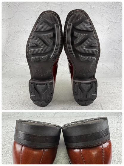 Crockett&Jones クロケットアンドジョーンズ｜ALDERSHOT オルダーショット｜シングルモンク チャッカブーツ 赤茶 UK7 / 25.5cm リッジウェイソール 英国靴 W3650
