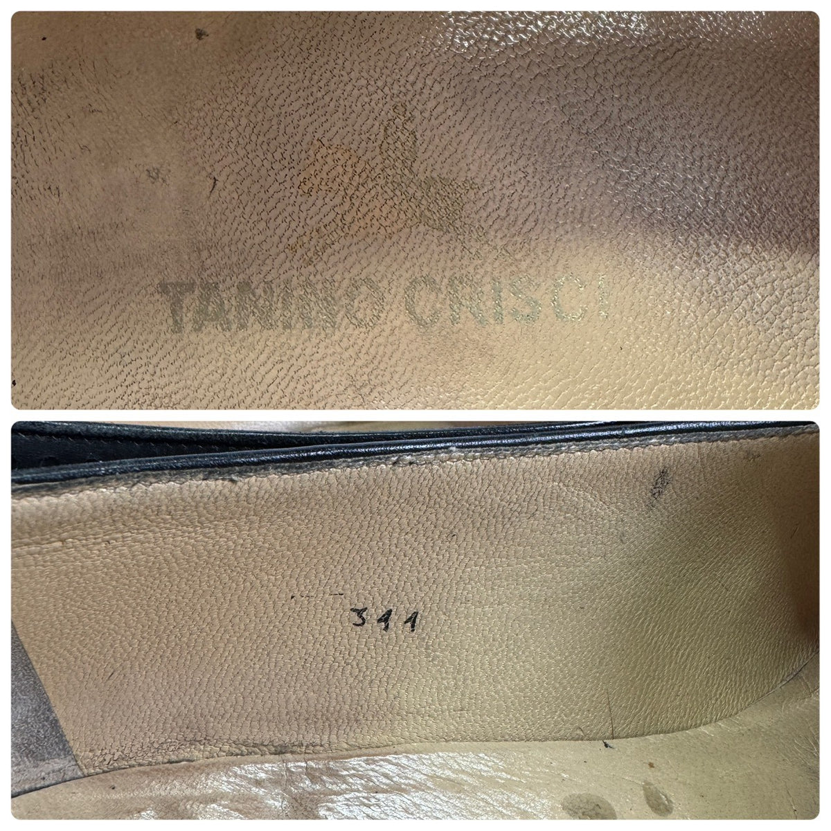 TANINO CRISCI タニノクリスチー｜311 タッセルローファー ウイングチップ ブラック UK7 / 25.5〜26cm イタリア靴 マッケイ製法 W3646