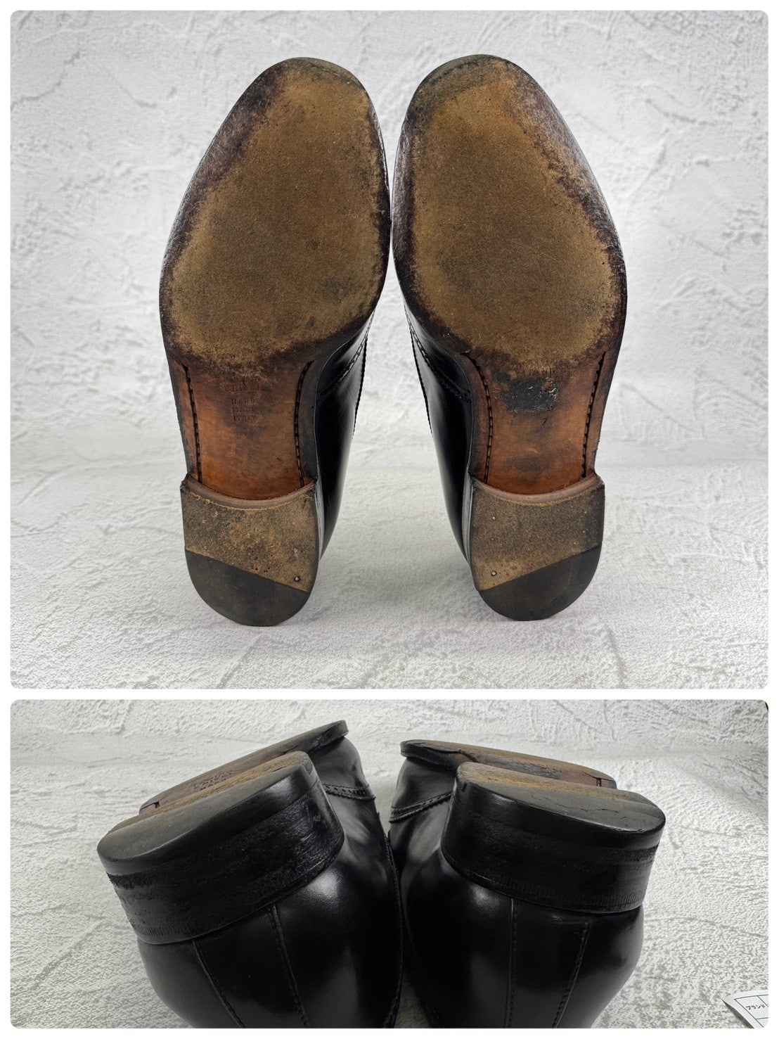 TANINO CRISCI タニノクリスチー｜311 タッセルローファー ウイングチップ ブラック UK7 / 25.5〜26cm イタリア靴 マッケイ製法 W3646