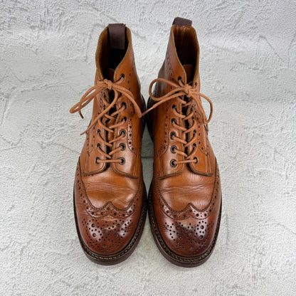 Tricker's トリッカーズ｜MALTON モールトン M2508｜エイコーンブラウン カントリーブーツ UK8.5 / 27cm相当 オールソール交換済み W3653